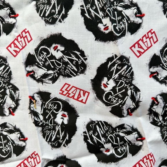 Fabric bundle KISS*AC/DC*The Who - Picture 3 of 10